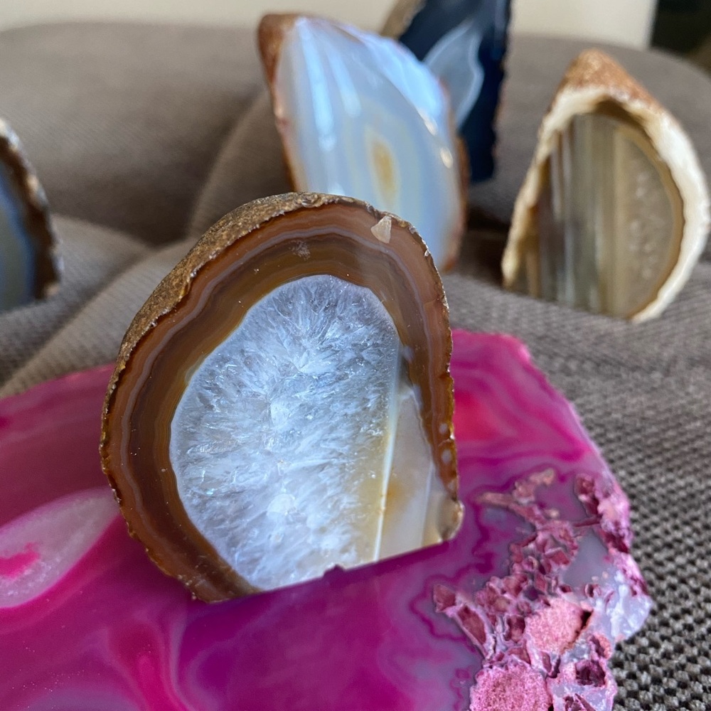 Agate Clusters Crystal Rocks - Picture 3 of 6